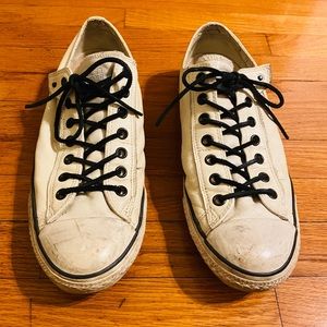 Converse X John Vervatos All Stars - leather, off-white, 12